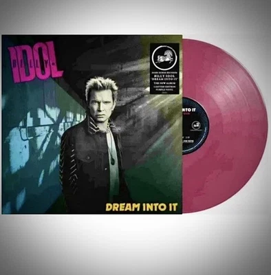 Billy Idol Dream Into It Limited Edition Purple 12" Vinyl LP w/ Signed Print  - Image 1 of 3
