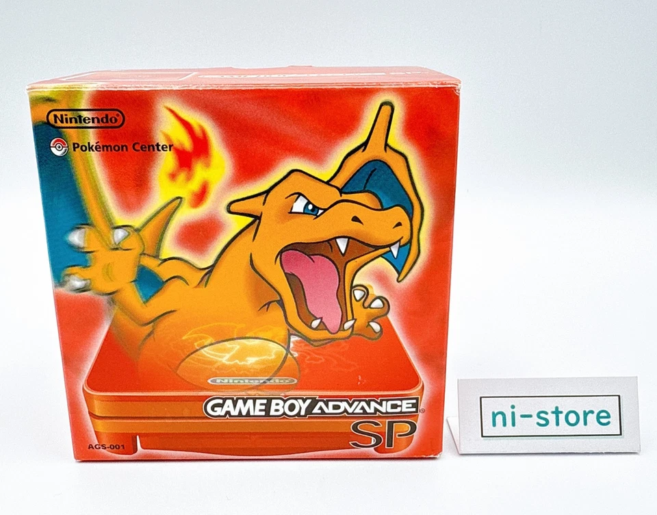 Nintendo Game Boy Advance SP GBA Console Charizard Pokemon Center Ver-New Sealed - Image 1 of 4