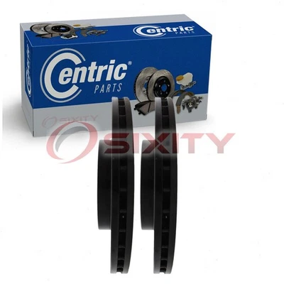 2 pc Centric Front Disc Brake Rotors for 2007-2017 Jeep Compass Braking Tire oq - Image 1 of 4