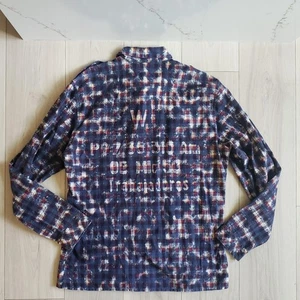 Diesel XXL Button Down Shirt Mens Long Sleeve Plaid Checkered Trabajador - Picture 1 of 7