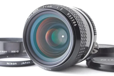 [Óptica COMO NUEVA con capucha] Nikon Nikkor Ai 35 mm f/2 MF Lente Prime Montaje F de JAPÓN Foto 1 de 4
