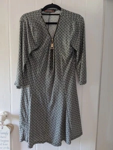 QED London Dress Size 14 Black And White - Picture 1 of 7