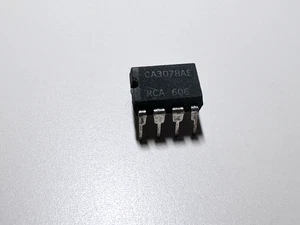 1X CA3078AE RCA Micropower Operationsverstärker 2MHz DIP-8 - Bild 1 von 2