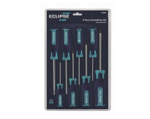ECLIPSE SCREWDRIVER SET 8 PIECE SLOTTED PH PZ SCREWDRIVERS KIT - Picture 1 of 2