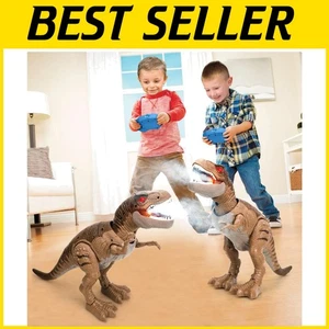 Mini Remote Control T-Rex Dinosaur Toy with ROAR & Light-Up Eyes for Kids 3-7 - Picture 1 of 10
