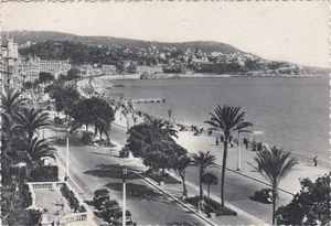 1954 France card sent from Nice to London England - Picture 1 of 2