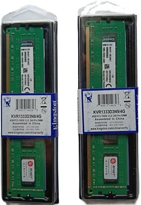 2 X 4GB DDR3 1333MHz KIT 2 RAM SPEICHER KINGSTON - 1,5V DIMM PC3 DESKTOP - Bild 1 von 9