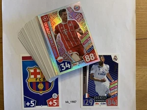 Topps - Match Attax UEFA CL 2017/2018 (17/18) - Set of 62 different Cards - Foto 1 di 1