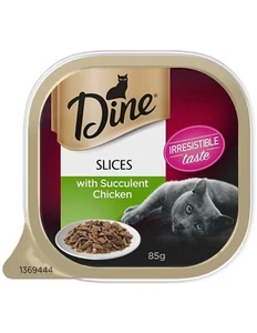 Dine Chicken Slices Cat Food 85g x 14 - Bild 1 von 2