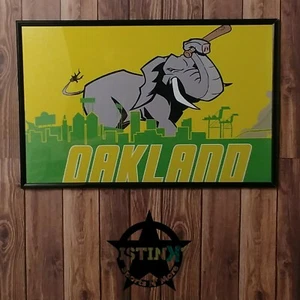 Oakland Athletics Skyline Tribute Art - Picture 1 of 2