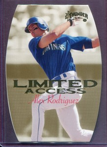 ALEX RODRIGUEZ ~ 1998 Circa Thunder Limited Access Insert Card #13  