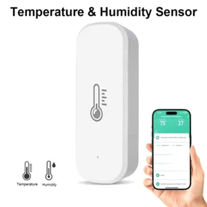 Tuya APP Temperature Humidity Sensor Wireless Thermometer For Alexa Home Voice - Picture 1 of 12