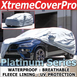 2016 2017 2018 MASERATI LEVANTE WATERPROOF CAR COVER W/MIRROR POCKET - GREY - Picture 1 of 11