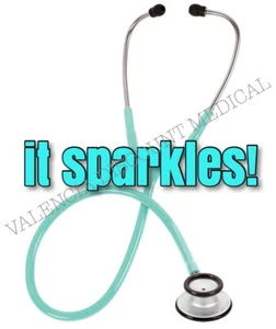 Prestige Medical Clinical Lite Stethoskop, Aqua Sea Sparkles ** NEUE FARBE * - Bild 1 von 1