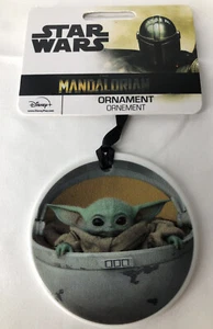 1 NEW Hallmark Star Wars The Mandalorian The Child Ornament Baby Yoda -Fast Ship - Picture 1 of 9