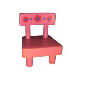 Pink Chair Mattel Barbie Doll Kelly Doll Dream House Accessory Replacement - Picture 1 of 5