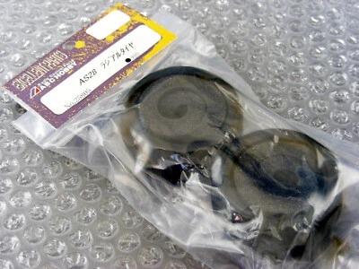 Vintage ABC HOBBY M-Chassis MINI X-Pattern Rubber Tires w Inserts HPI RS4 M01 ! - Image 1 of 4