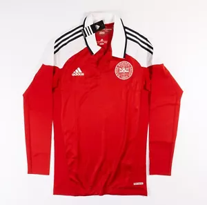 NEU DÄNEMARK NATIONALMANNSCHAFT 2012/2013 TECH-FIT HEIMFUSSBALL LANGARM GRÖSSE 8 - Bild 1 von 12