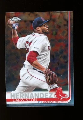 2019 Topps Chrome Update #30 Darwinzon Hernandez Red Sox Rookie Card RC QTY - Image 1 of 2