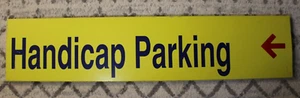 46" Heartland Park Topeka Kansas Parking Sign NHRA Sprint Car World of Outlaws - Picture 1 of 24