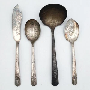 (4) Vintage Wm A Rogers A1 Plus Silverplate Silverware Asst. - Picture 1 of 9