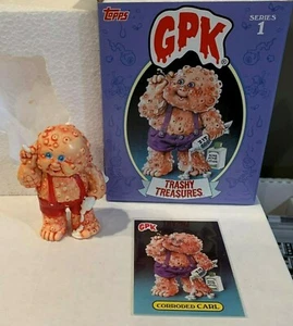Corroded Carl 2020 Topps Garbage Pail Kids GPK Trashy Treasures Figurine RED/100 - Picture 1 of 6