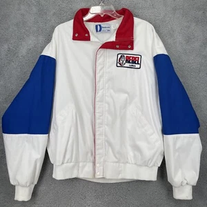 Vintage 80’s Rebel Lures Jacket XXL USA Made White Bass Fishing Boating - Bild 1 von 12