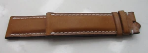 AUTHENTIC NEW DISPLAY MODEL HONEY BROWN GERALD GENTA STRAP 20MM X 20MM - Picture 1 of 4