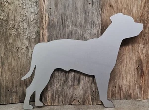 Staffordshire Bullterrier Hund Metall Wandkunst personalisiert Haus Garten Geschenk - Bild 1 von 9