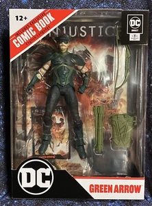 DC Direct 7" GREEN ARROW Page Punchers Action Figure w/ Injustice 2 Comic NIB - Picture 1 of 4