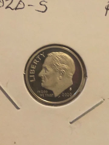 2020 S Clad Proof Roosevelt Dime-Gem Proof-IN STOCK Cover