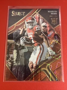 2023 Panini Select Draft Picks #117 Marvin Mims Red Lazer Prizm - Picture 1 of 2