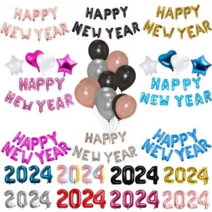 Feliz Año Nuevo Globos Año Nuevo Vísperas Fiesta Globos Decoración - Imagen 1 de 72