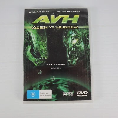 Alien Vs Hunter | R0 DVD 2007 B-Grade Sci Fi Horror - Image 1 of 4