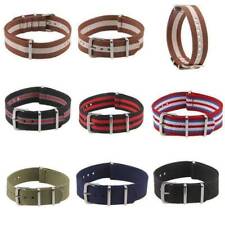 New Watch Band Strap Nylon Classic Reliable Wrist Stainless Buckle 18/20/22mm