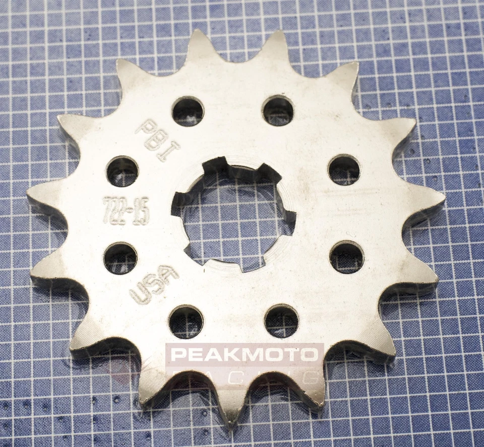 PBI - 722 - 15 - 前埋头轴链轮,15T - 美国制造 — 第 1/3 张图片