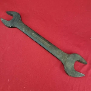 Large Vintage Chrome Alloy Britool 1 1/8" and 1 1/4" Double Opened End Wrench - Picture 1 of 11