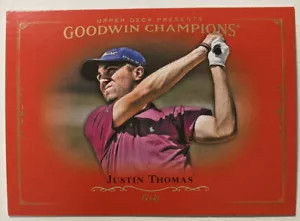 Carta Justin Thomas 2016 Upper Deck Goodwin Champions ROOKIE ROSSO #68 (1008) - Foto 1 di 2