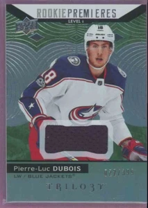 2017-18 UD TRILOGY ROOKIE PREMIERES GREEN JERSEY PIERRE-LUC DUBOIS #79 022/399 - Picture 1 of 1