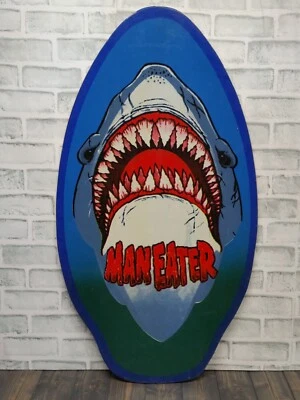 Unbranded Body Board Shark Skimboard MAN EATER Shark Teeth Jumping Out JAWS? - Image 1 of 4
