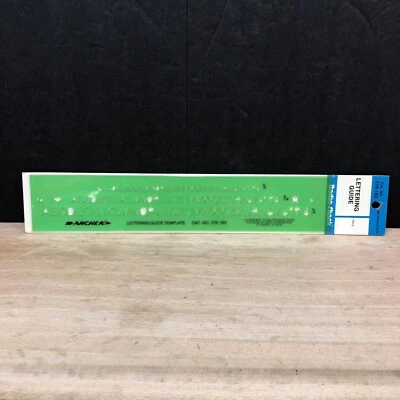 Archer Lettering Guide Template Radio Shack Tandy Corp CAT. NO. 176-183 USA - Image 1 of 4