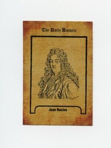 #TN25932 JEAN RACINE Daily Historic Trade Card RARE