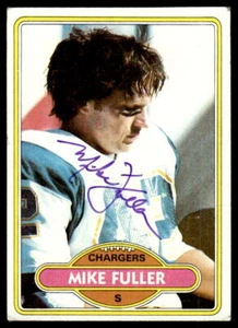 Mike Fuller Signed SAN DIEGO CHARGERS Card   1980 Topps - Picture 1 of 1