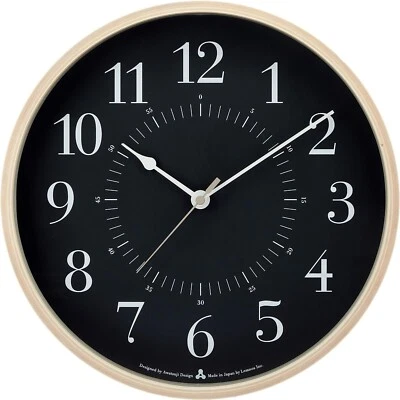 Lemnos TOKI Wall Clock Gray AWA13-05 GY Wall Clock Awa Clock Japan F/S - Image 1 of 4