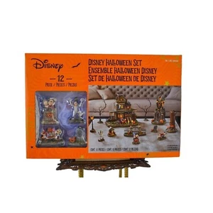 2002 Disney Halloween Village Musical Haunted Mansion 12 Pc Set Limited Edition - Picture 1 of 4