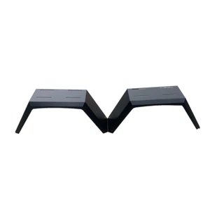 Pair of BLACK 4wd Wheel Arch / Mud Guard 3mm Aluminium Mudguard 4x4 - Picture 1 of 4