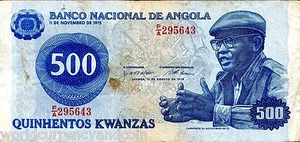 ANGOLA 500 KWANZA P116 1979 NETO SHIP HARBOR AFRICA WORLDCURRENCY MONEY BIL NOTE - Picture 1 of 2