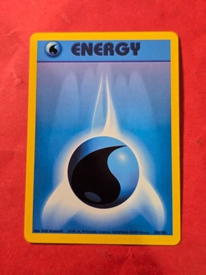 1999 Pokemon Base Unlimited #102 Water Energy, C, NF/H, cds9 - Image 1 of 3