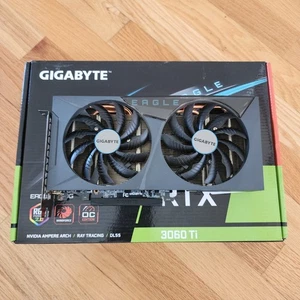 Nvidia GeForce RTX 3060Ti - 8GB GDDR6 - Gigabyte Eagle OC - Dual Fan GPU Video - Picture 1 of 7