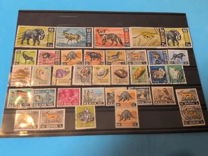 KENYA, Stamps  1966  Very  FINE USED.36stamps - Picture 1 of 2